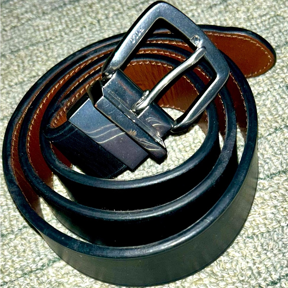 Polo Ralph Lauren Reversible Pebble Leather Belt (Size 36”)